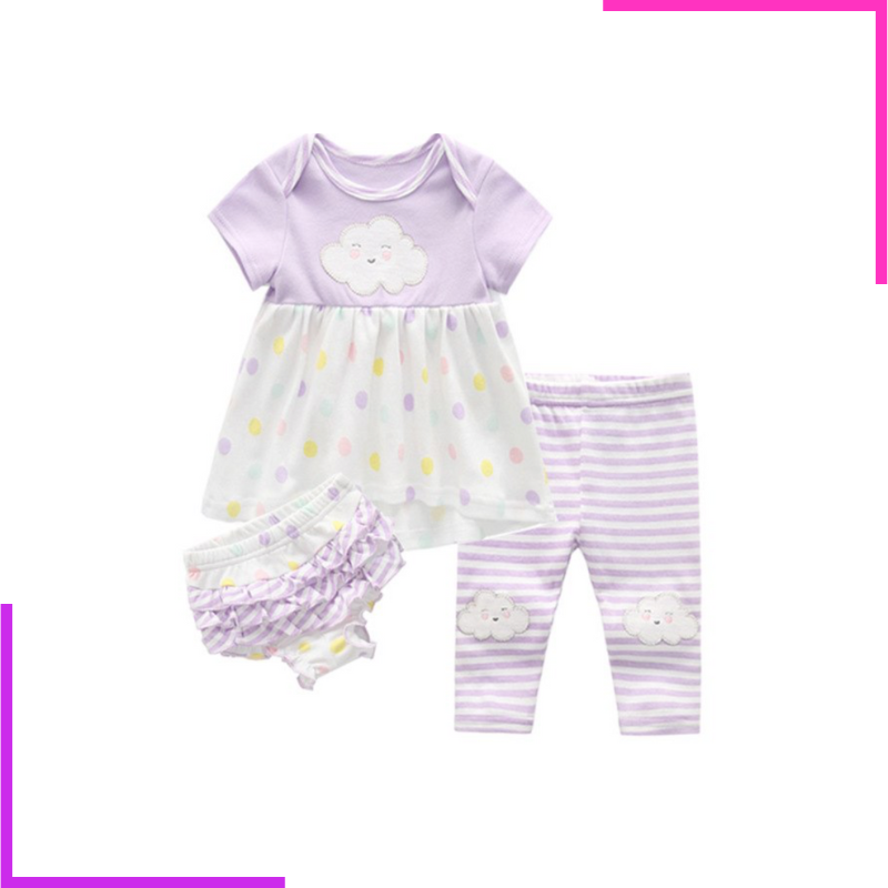Ensemble de 3 pièces habits pour bébés
