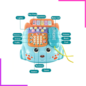 Jouet téléphone musical mobile pour bébé