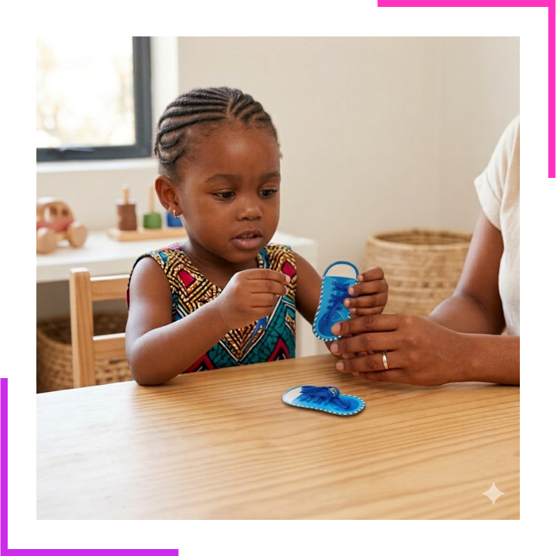 Apprentissage Lacets / Boutons Montessori