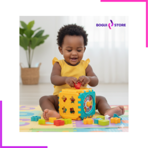 Cube d'Éveil Multisensoriel pour Bébé