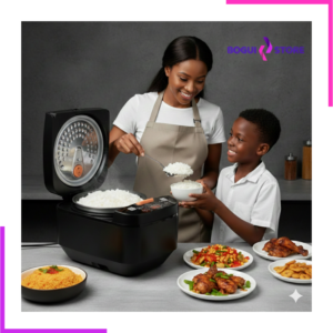 Cuiseur à riz 2L Premium compact pour une cuisson parfaite en famille.