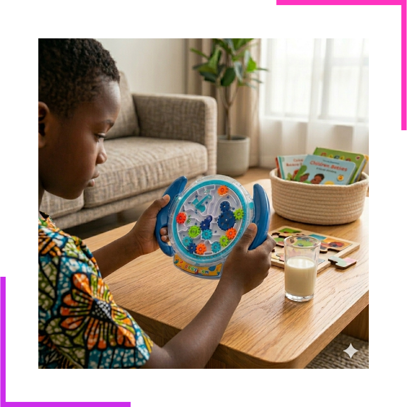Disque de Labyrinthe 3D pour Enfants