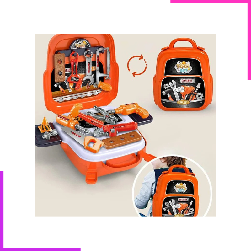 Coffret d'Outils pour Enfants 3-en-1