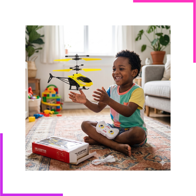 Hélicoptère Volant + Télécommande