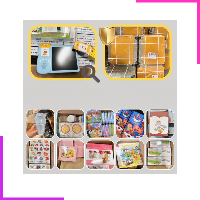 Jeu de Puzzle Educatif, Bois Montessori, Boîte en métal