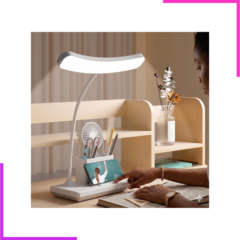Lampe de Bureau Led Pliante Rechargeable USB