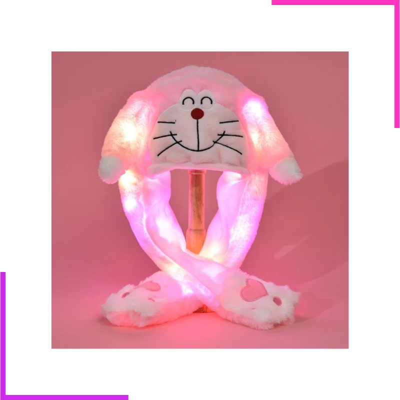 Bonnet Lumineux Interactif à Oreilles