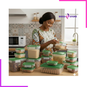 Ensemble de 17 boîtes de conservation alimentaires