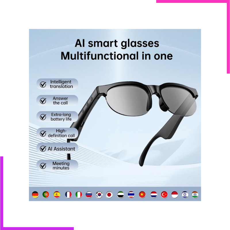 Lunettes de soleil sans fil Bluetooth avec audio intégré