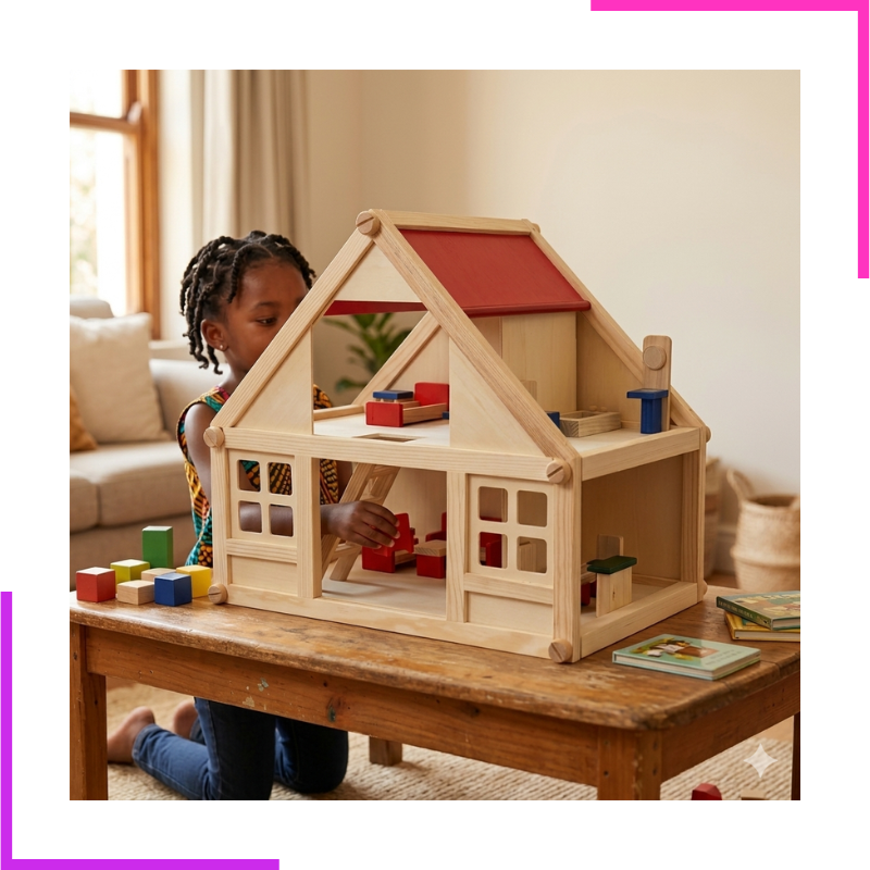 Maison de Vile en Bois 2 Etages