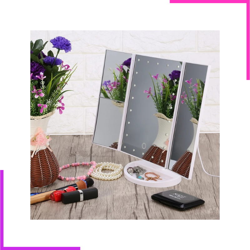 MIROIR DE MAQUILLAGE LED
