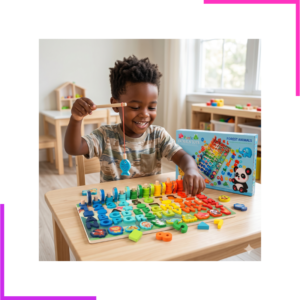 Planche de Correspondance Multicolore Montessori