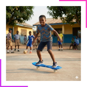 Planche de glisse à deux roues pour enfant
