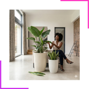 Pots de fleurs jardinières pour l'extérieur