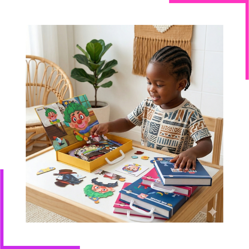 Puzzle livre jeu de société papier bébé 3D