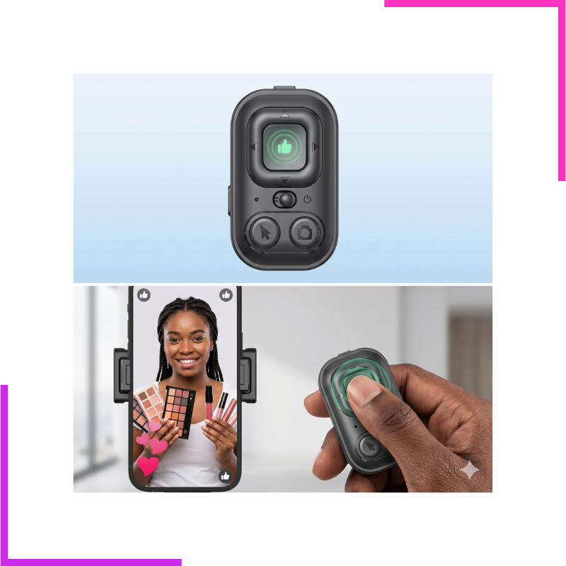 Stabilisateur Gimbal Pliable C17 avec Suivi de Visage IA, Rotation Automatique à 360 Degrés, Perche à Selfie et Trépied pour Smartphone, A