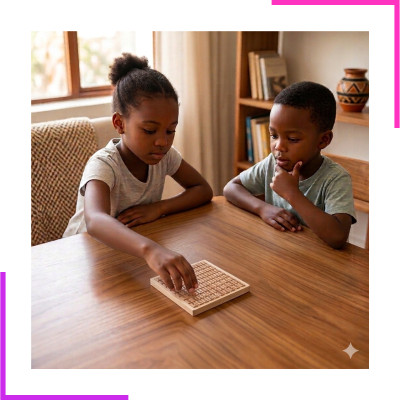 Table de Multiplication en Bois